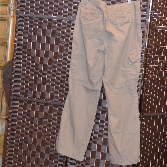 100% Cotton Eddie Bauer Fashion Fit SZ 14 Cargo Pants - Picture 7 of 7